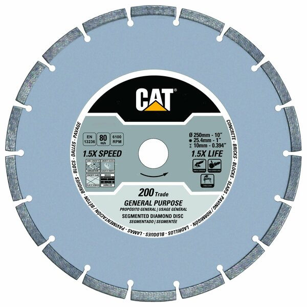 Caterpillar 200 Trade Segmented General Purpose 14-In Blade 350mm DA30011U